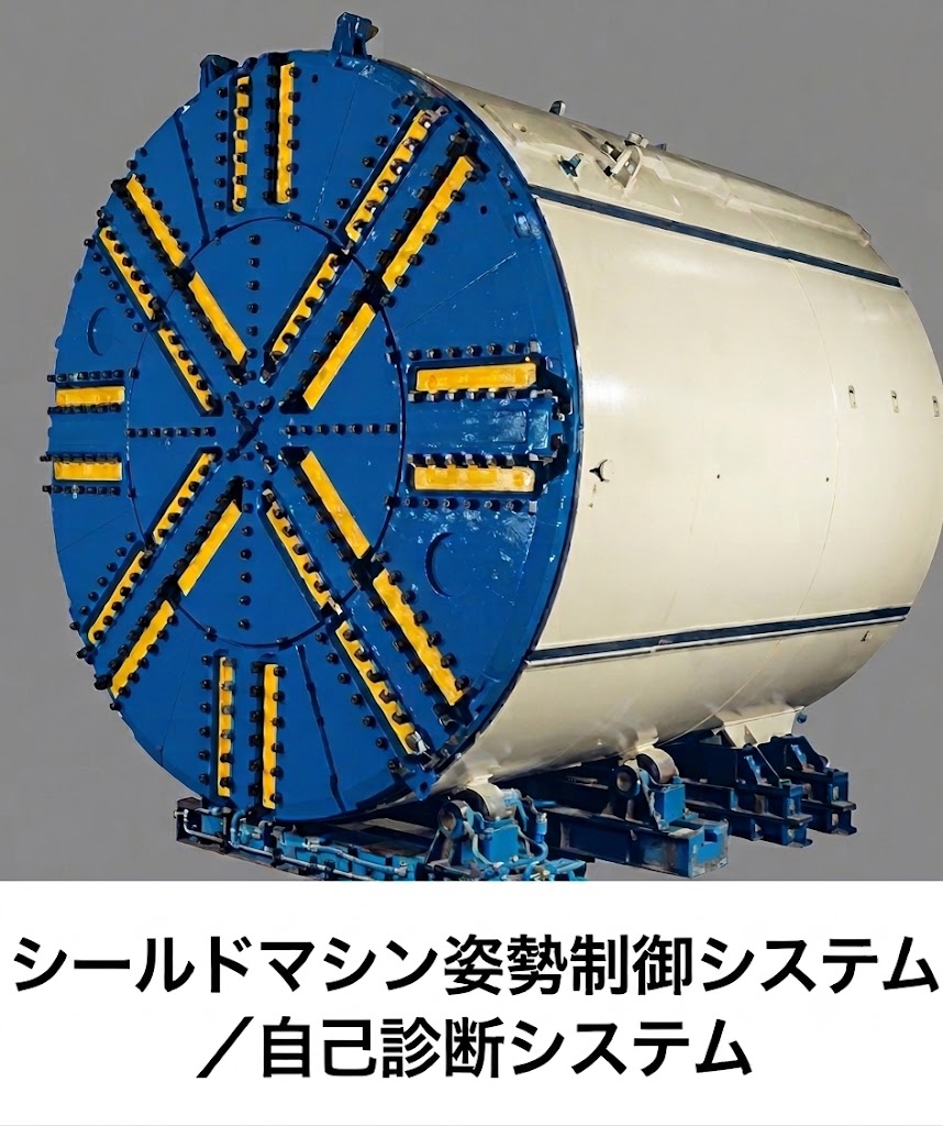 シールドマシン姿勢制御システム／自己診断システム